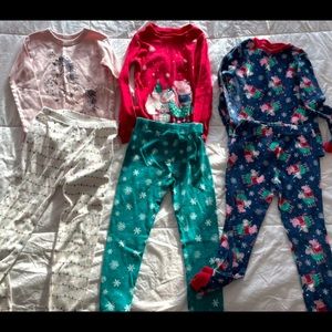 Baby gap and peppa pig holiday pajamas 5t